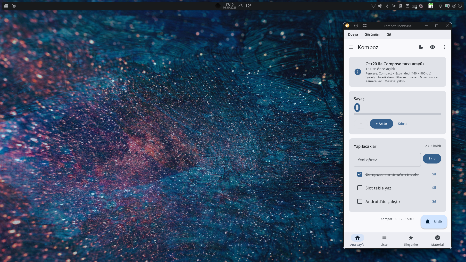 Dynamic color 5, light theme